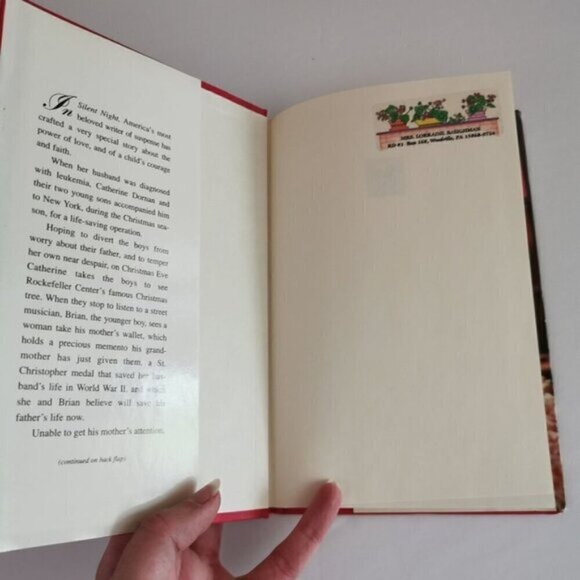 1995 Silent Night Book by Mary Higgins Clark Vintage Christmas Romance Novel - Picture 5 of 8